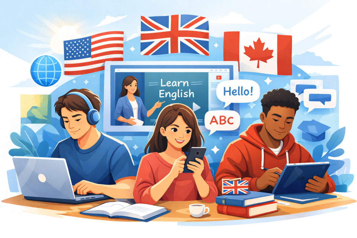 Estudiantes de inglés